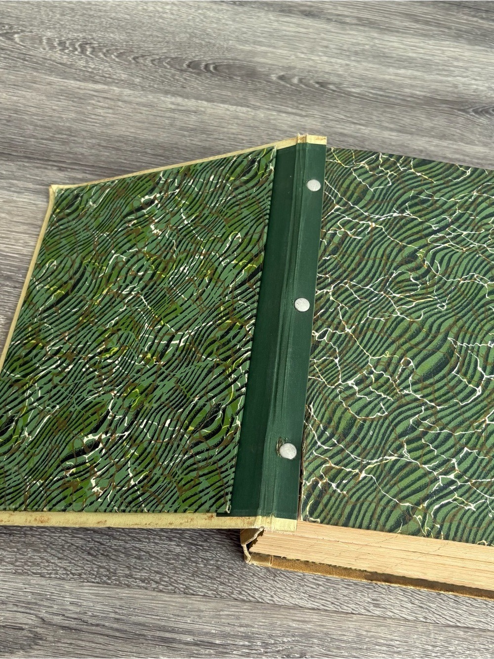 Vintage Websters Dictionary Book in Red and Gold - Picture 7 of 7